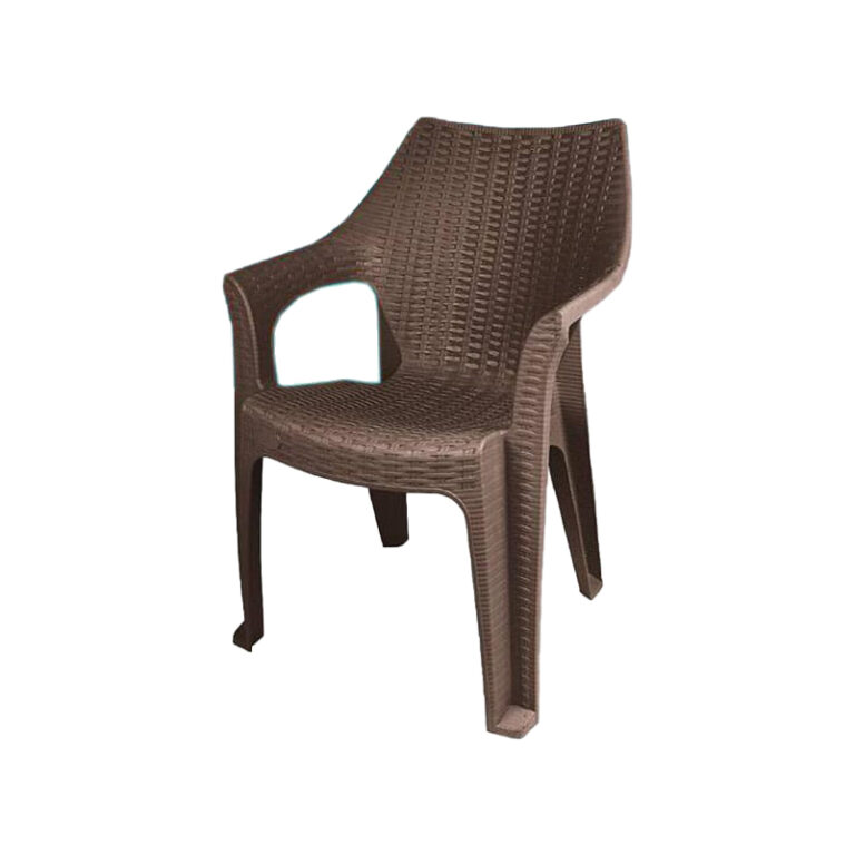 صندلی پلاستیکی قهوه ای