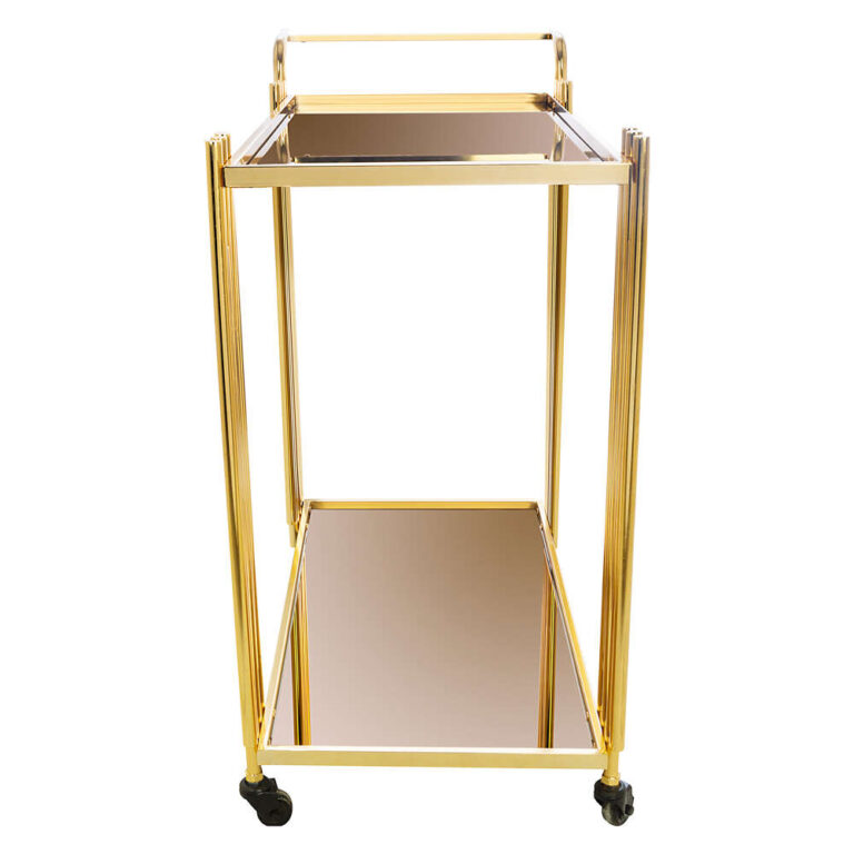 میز سرو پذیرایی طلایی لوکس