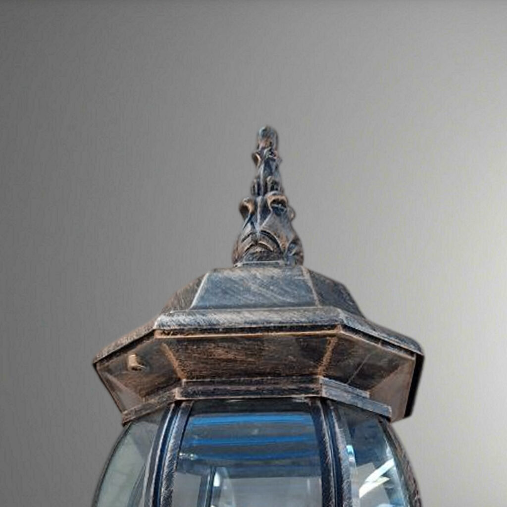 چراغ دیواری قدیمی برنزی