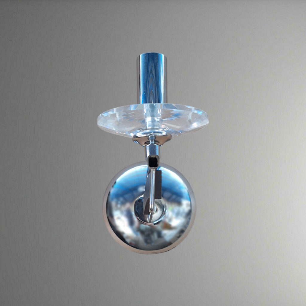 چراغ دیواری کریستالی تک شاخه