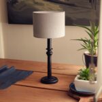 آباژور رومیزی چوبی