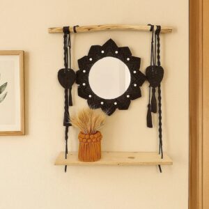 شلف دیواری مکرومه