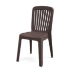 صندلی پلاستیک قهوه ای