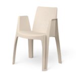 صندلی پلاستیک کرم