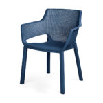 صندلی پلاستیک آبی