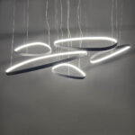 لوستر مدرن حلقه ای 5 شعله