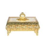 شکلات خوری طلایی در شیشه ای