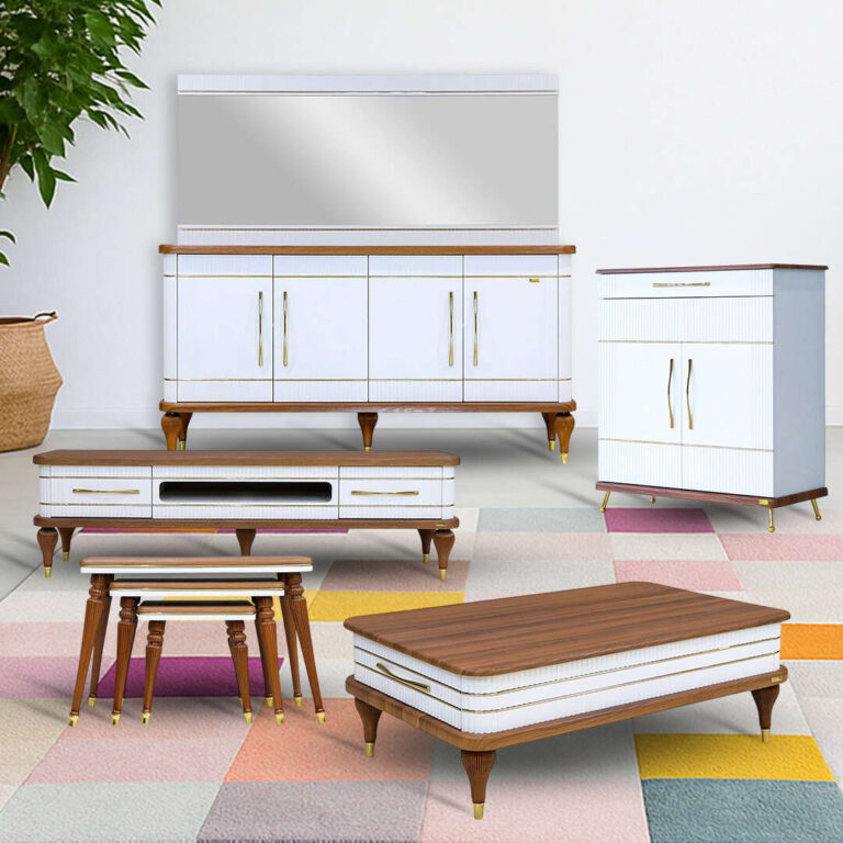 ست لوازم دکوراسیون سفید