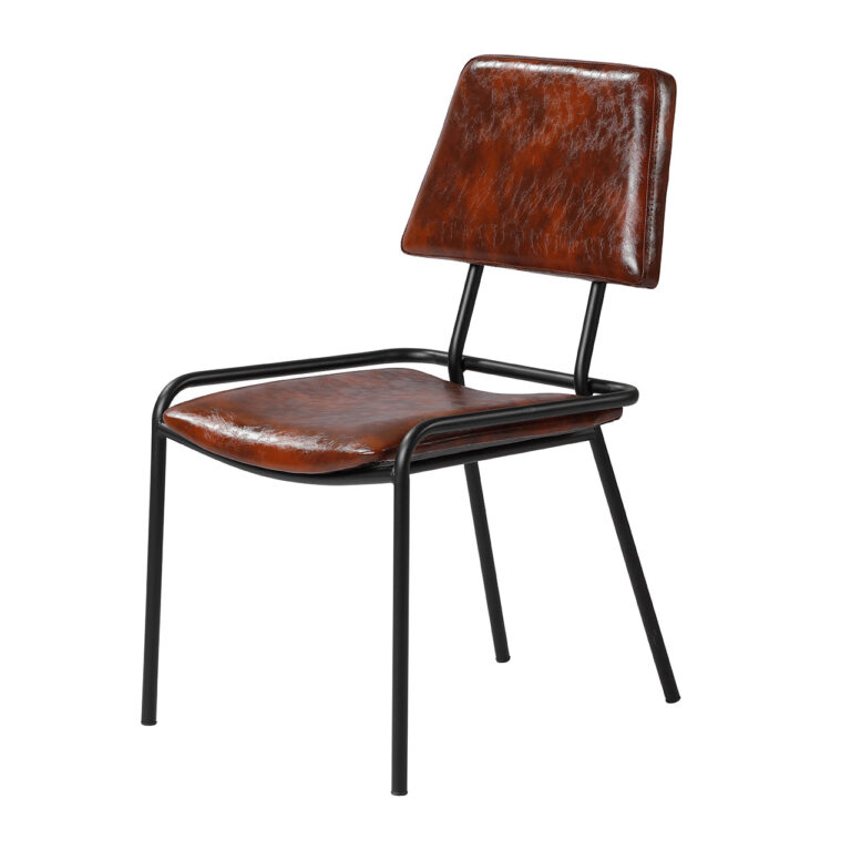 صندلی فلزی قرمز