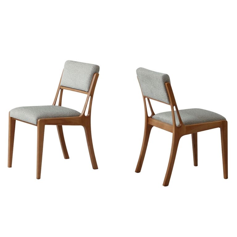 صندلی چهارپایه چوبی