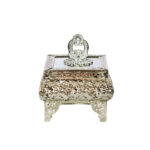 قندان کوچک کروم