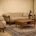 جلو مبلی قهوه ای