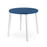 میز پلاستیکی آبی چهار پایه