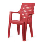 صندلی پلاستیکی قرمز