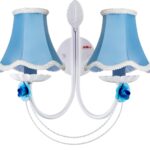 دیوارکوب شید آبی