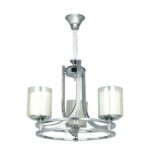 لوستر فلزی 3 شعله