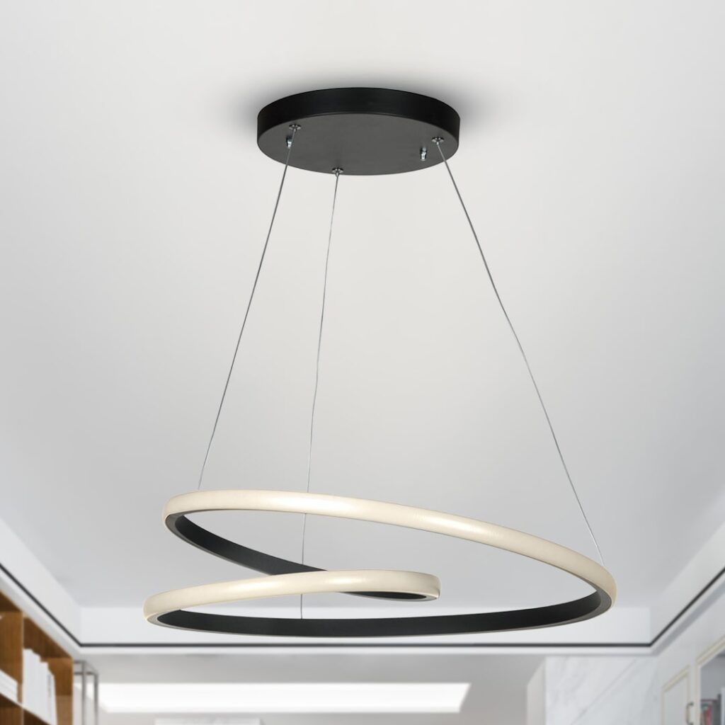 لوستر مدرن مشکی