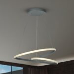 لوستر آویز مدرن طوسی