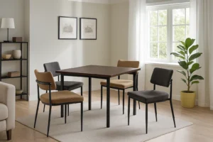 صندلی ناهارخوری پایه فلزی