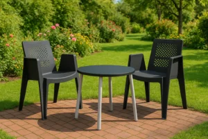  صندلی پلاستیکی حصیری