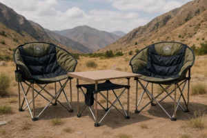 میز و صندلی چوبی تاشو