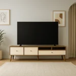 میز تلویزیون کرم