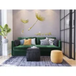 آینه مدل گل طلایی