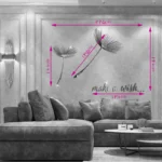 آینه مدل گل