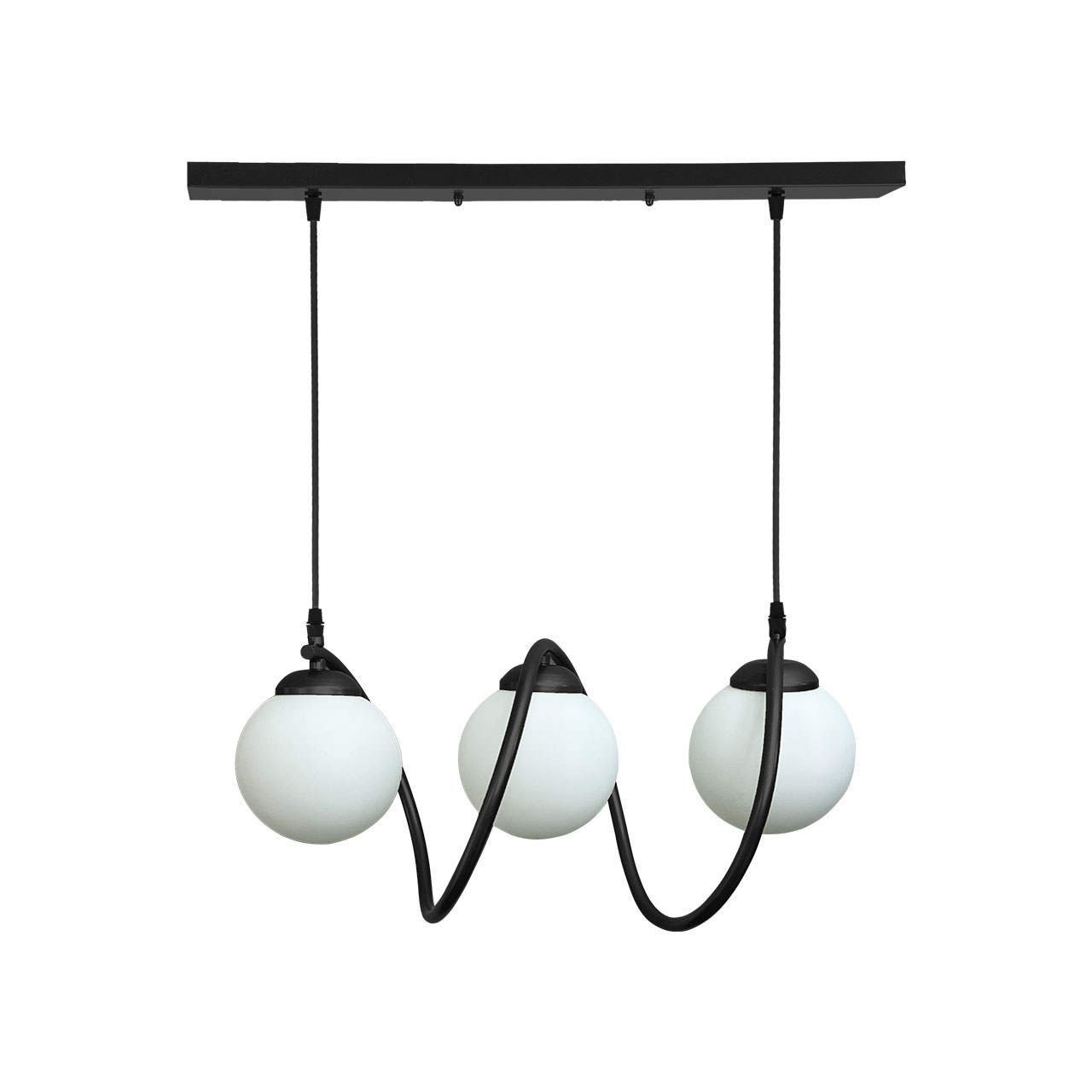 A811-3L-BK-WT لوستر سقفی جدید