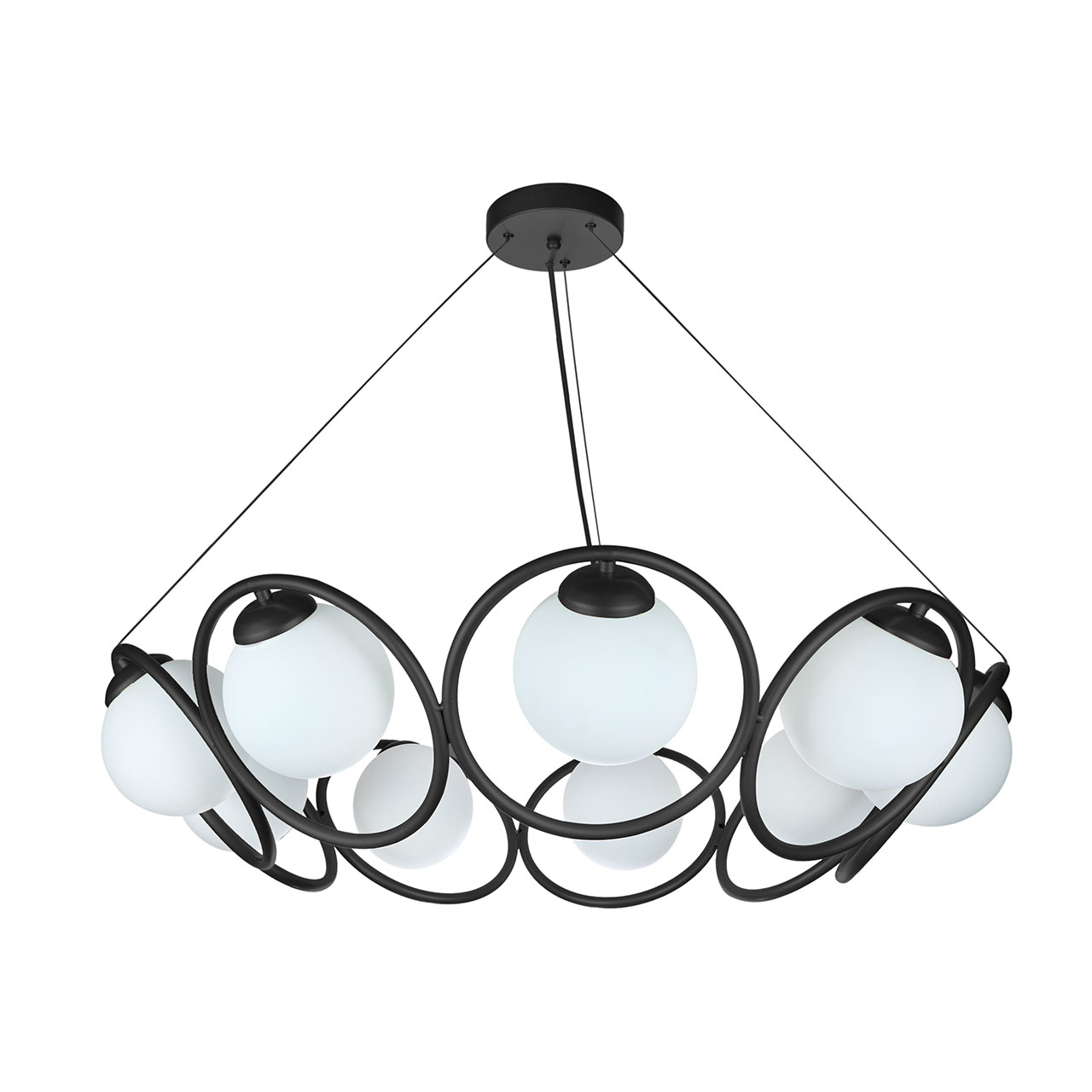 A812-9-bk-wt لوستر برای اتاق خواب