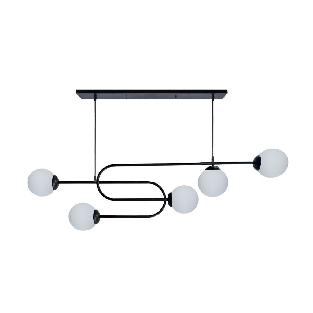 لوستر فلزی مشکی