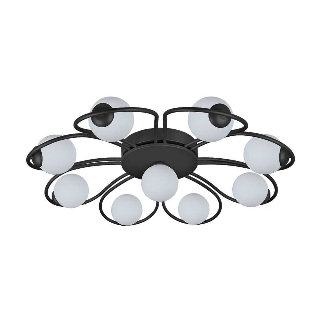 لوستر فلزی مشکی