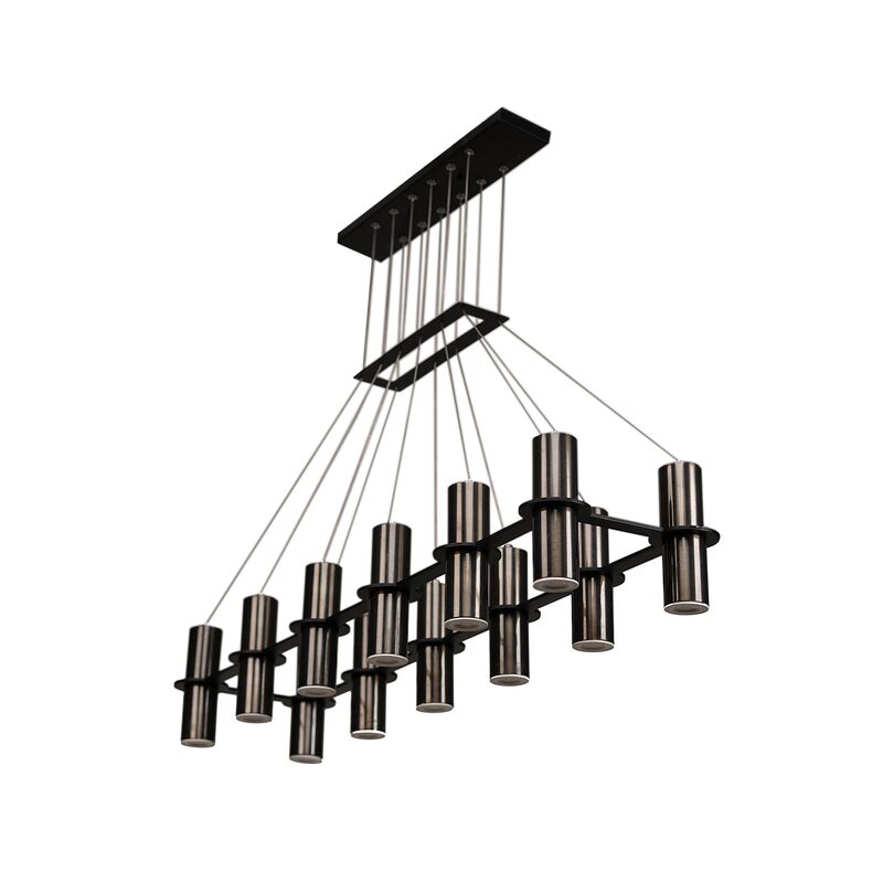 لوستر فلزی مشکی