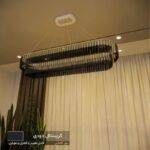 لوستر کریستالی خطی