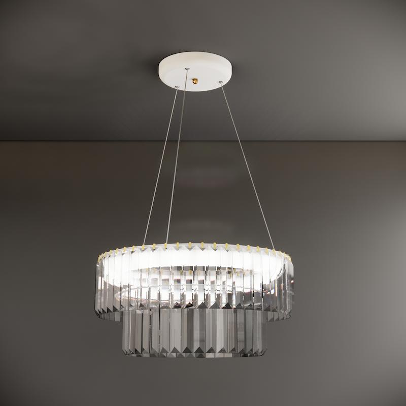 لوستر کریستالی آویز