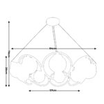 لوستر چشمه نور