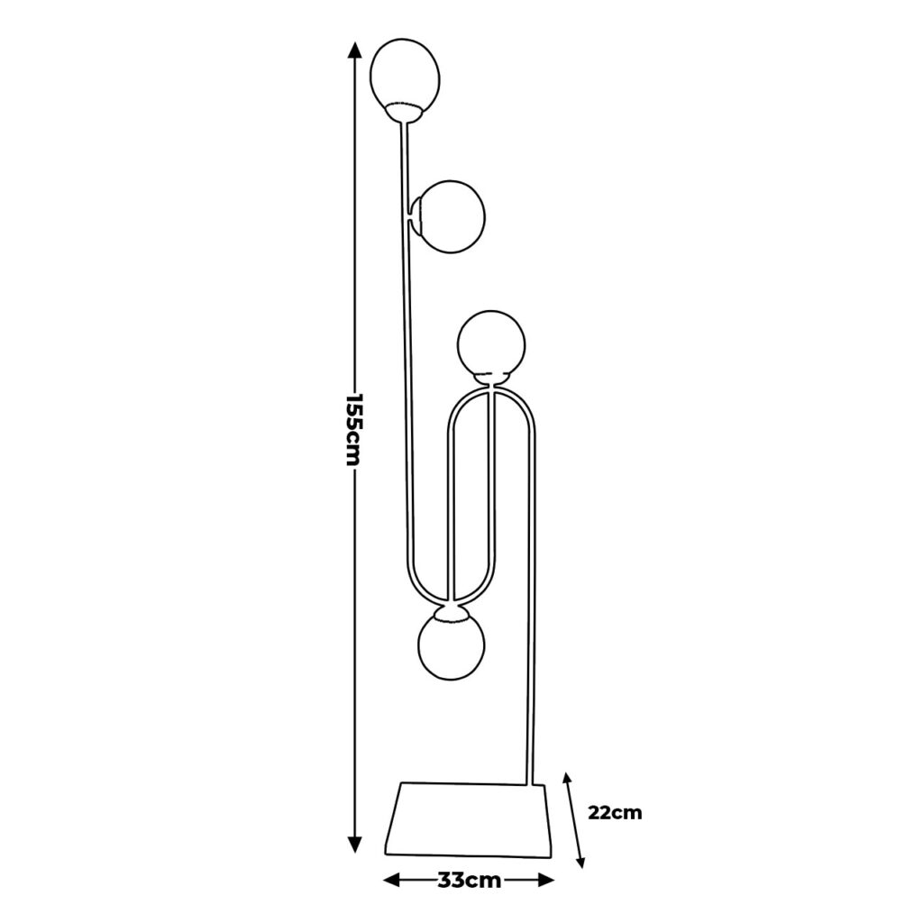 آباژور رومیزی فلزی