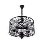 لوستر مشکی با حباب