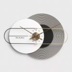 ساعت دیواری فلزی جدید کارول