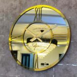 ساعت دیواری فلزی