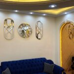 ساعت دیواری شیشه ای