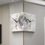 ساعت دیواری نبشی ماه مدل نوری - Image 2