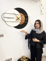 ساعت دیواری فلزی جدید کارول - Image 5