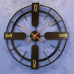 ساعت دیواری مشکی