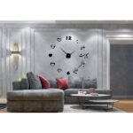 ساعت دیواری آینه‌ ای مدل نستعلیق طرح جانا - Image 5