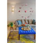 ساعت دیواری آینه‌ ای مدل نستعلیق طرح جانا - Image 4