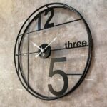 ساعت دیواری مشکیسفید