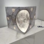 ساعت دیواری نبشی ماه مدل نوری - Image 4