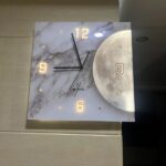 ساعت دیواری نبشی ماه مدل نوری - Image 5