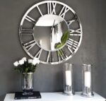 ساعت دیواری آینه‌ ای اِلِنسی مدل هرمس